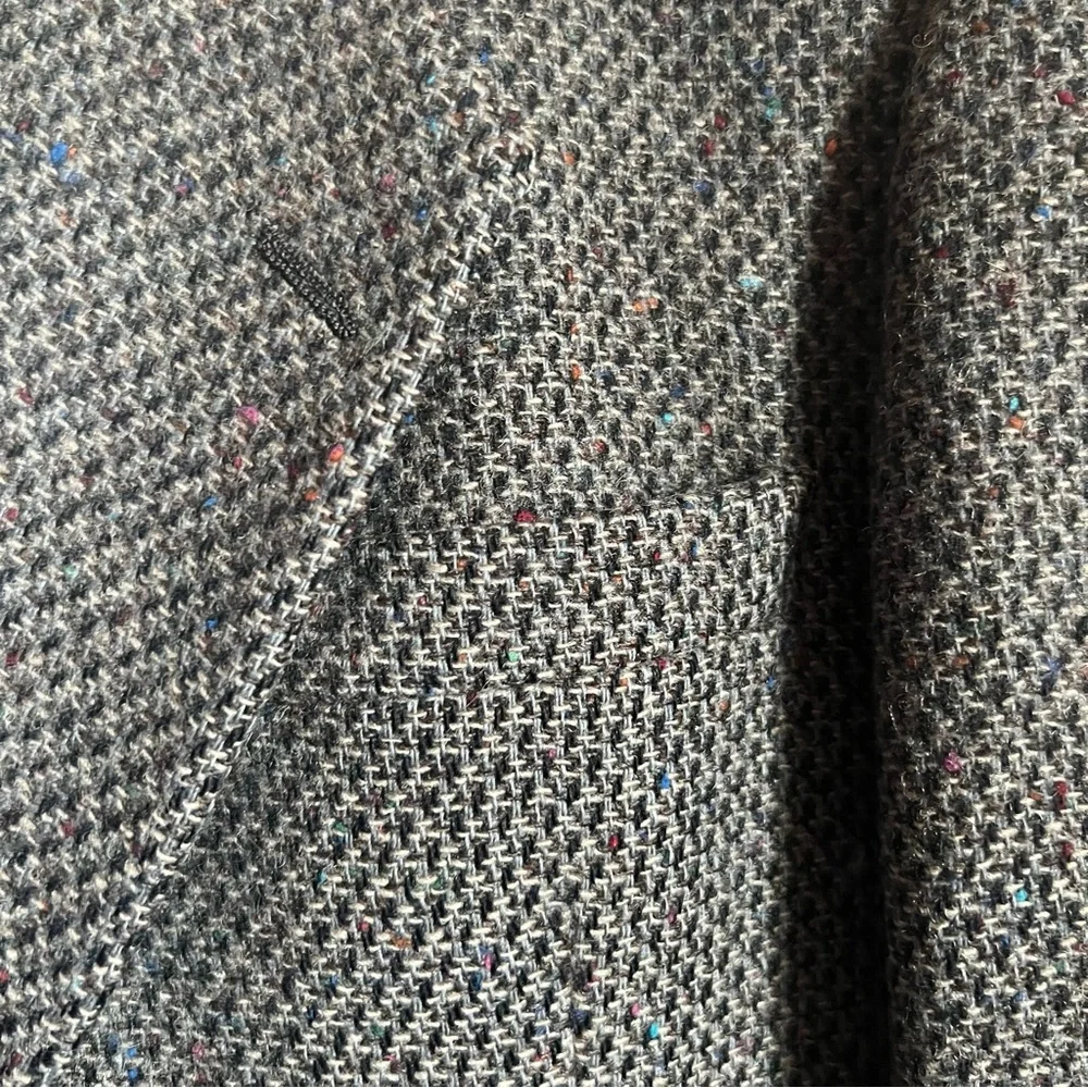 VTG Pierre Cardin 100% Wool Classic Grey Blazer Jacket Preppy Grandpa Unisex